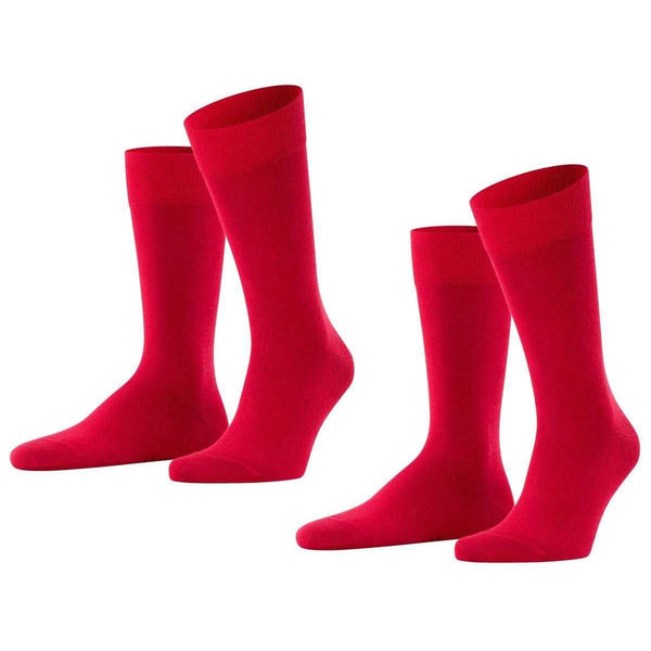 Falke Red Happy 2 Pack Socks