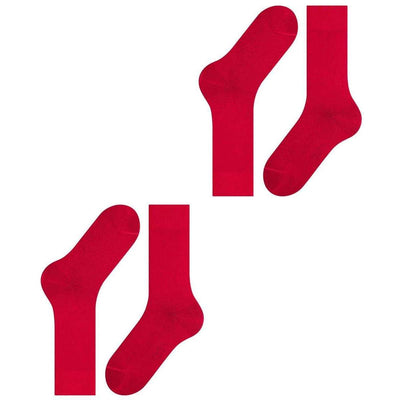 Falke Red Happy 2 Pack Socks