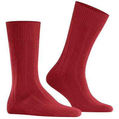 Falke Red Lhasa Rib Socks