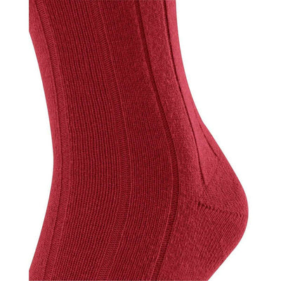 Falke Red Lhasa Rib Socks
