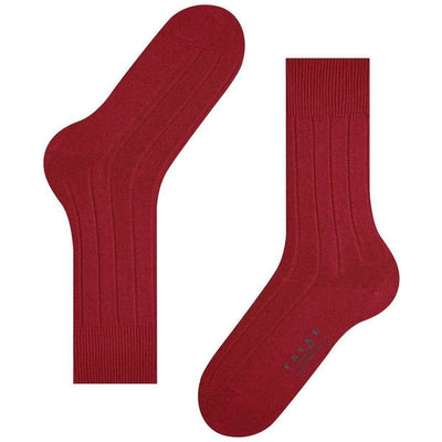 Falke Red Lhasa Rib Socks