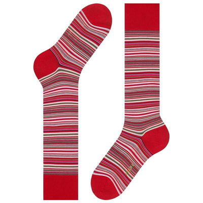 Falke Red Microblock Knee High Socks