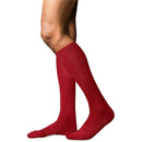 Falke Red No 6 Finest Merino Wool and Silk Knee High Socks