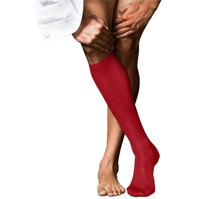 Falke Red No 9 Pure Fil d´Écosse Knee High Socks