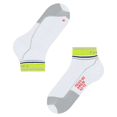 Falke White BC Impulse Biking Short Socks