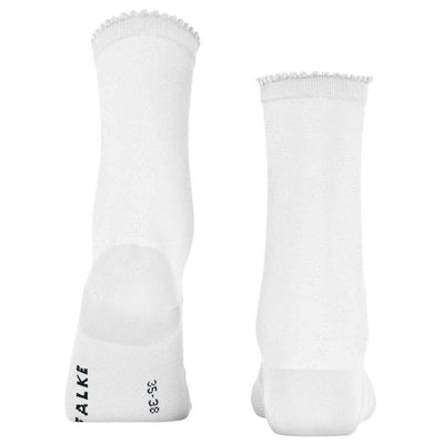 Falke White Bold Dot Socks