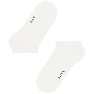 Falke White Climawool Sneaker Socks
