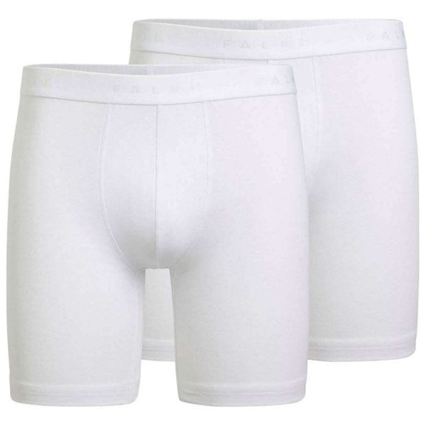 Falke White Daily Comfort 2-Pack Long Leg Boxer