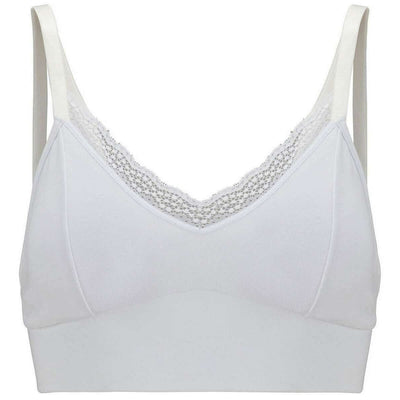 Falke White Daily Lace Bra