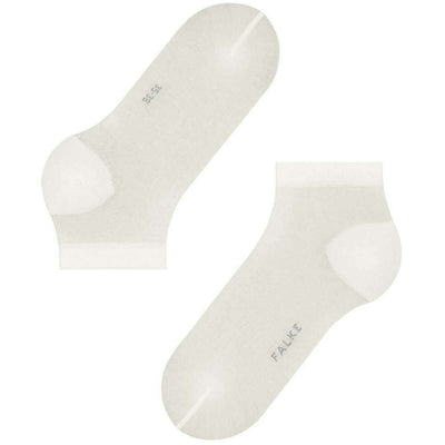 Falke White Fine Softness 50 Denier Sneaker Socks