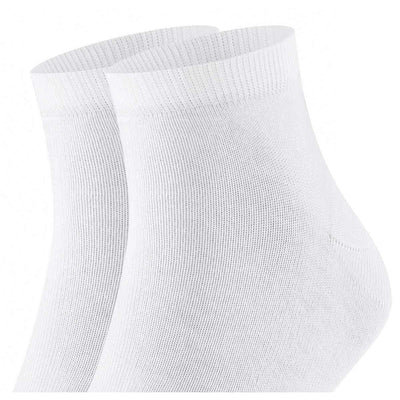Falke White Happy 2 Pack Sneaker Socks
