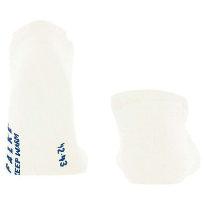 Falke White Keep Warm Sneaker Socks