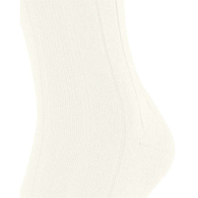 Falke White Lhasa Rib Socks