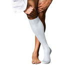 Falke White No 10 Pure Fil d´Écosse Knee High Socks