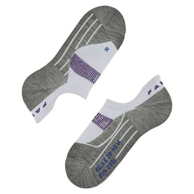 Falke White RU4 Endurance Running Cool Invisible Socks
