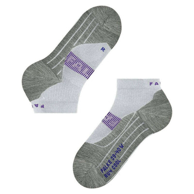 Falke White RU4 Endurance Running Cool Short Socks