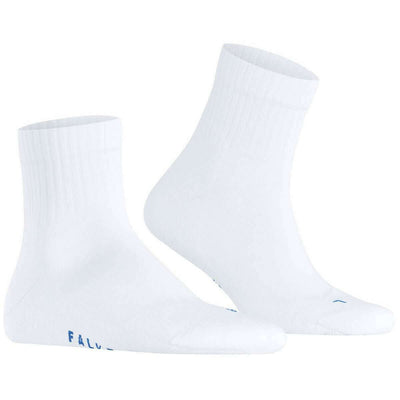 Falke White Run Rib Short Socks