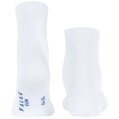 Falke White Run Rib Short Socks