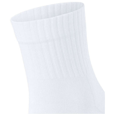 Falke White Run Rib Short Socks