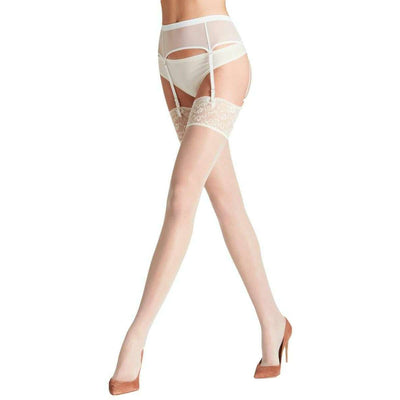 Falke White Seidenglatt 15 Denier Stockings