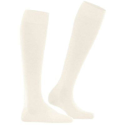 Falke White Softmerino Knee High Socks
