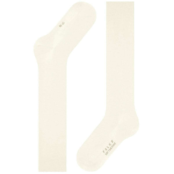 Falke White Softmerino Knee High Socks