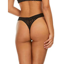 Hanky Panky Black Daily Lace Original Rise Thong
