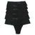 Hanky Panky Black Retro Lace 5 Pack Thong