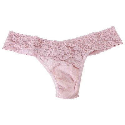 Hanky Panky Blue Signature Lace 3 Pack Original Rise Thongs