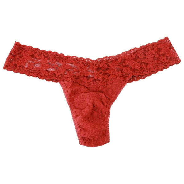 Hanky Panky Blue Signature Lace 5 Pack Low Rise Thongs
