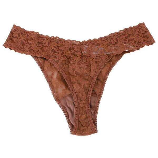 Hanky Panky Blue Signature Lace 5 Pack Original Rise Thongs