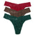 Hanky Panky Brown Signature Lace 3 Pack Original Rise Thong
