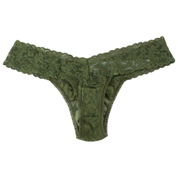 Hanky Panky Brown Signature Lace 5 Pack Low Rise Thongs