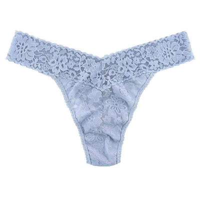 Hanky Panky Grey Daily Lace Original Rise Thong