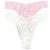 Hanky Panky Pink I Do Shimmer and Signature Lace 2 Pack Original Rise Thong