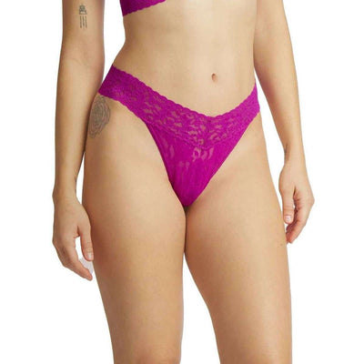 Hanky Panky Pink Signature Lace Original Rise Thong