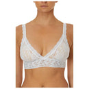 Hanky Panky White Signature Lace Padded Crossover Bralette