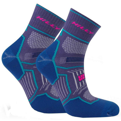 Hilly Purple Twin Skin Anklet Socks