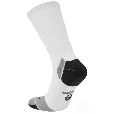 Hilly White Marathon Fresh Crew Socks