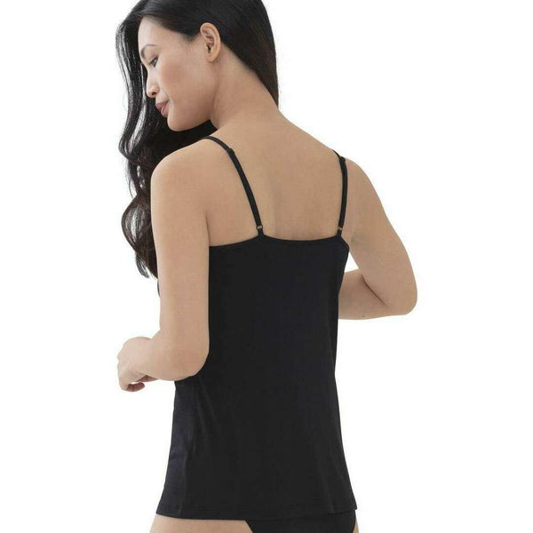 Mey Black Luise Lace Spaghetti Vest