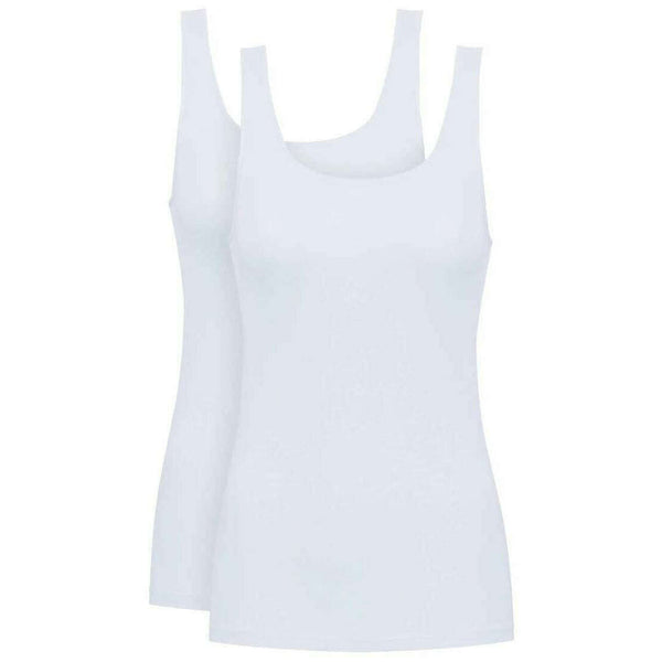 Mey White Pure Sense Twin Pack Vest