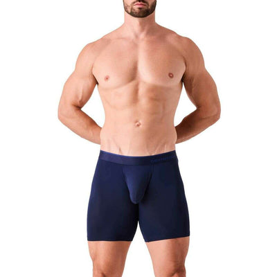 Obviously Navy PrimeMan Boxer Brief 9inch Leg