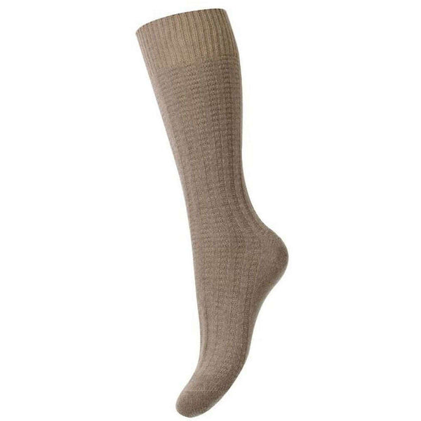 Pantherella Beige Eyre Recycled Cashmere Socks