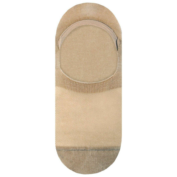 Pantherella Beige Palma Merino Wool Invisible Socks