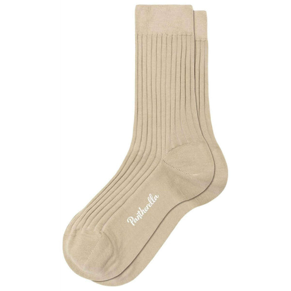 Pantherella Beige Rose Merino Wool Socks