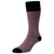 Pantherella Black Elgar Diamond Jacquard Comfort Top Egyptian Cotton Socks