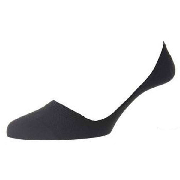 Pantherella Black Monaco Low Cut Invisible Socks