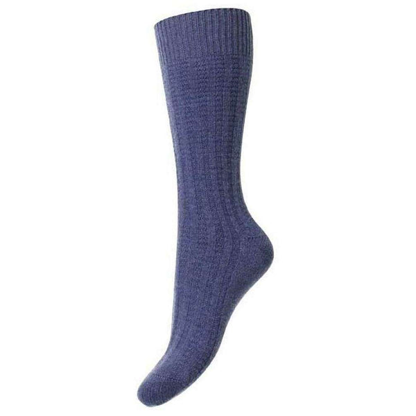 Pantherella Blue Eyre Recycled Cashmere Socks