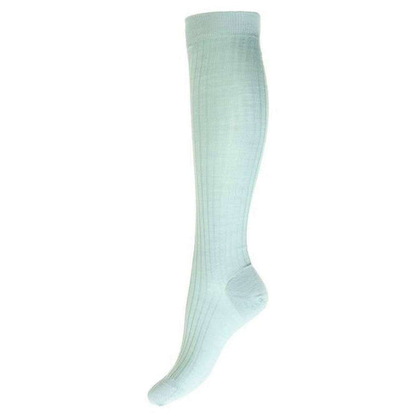 Pantherella Blue Rose Merino Wool Over the Calf Socks