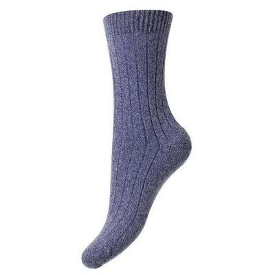 Pantherella Blue Tabitha Cashmere Socks